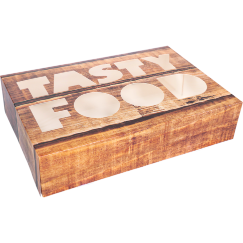 Depa Cateringdoos, Tastyfood, karton + PP, 357x247x80mm, 