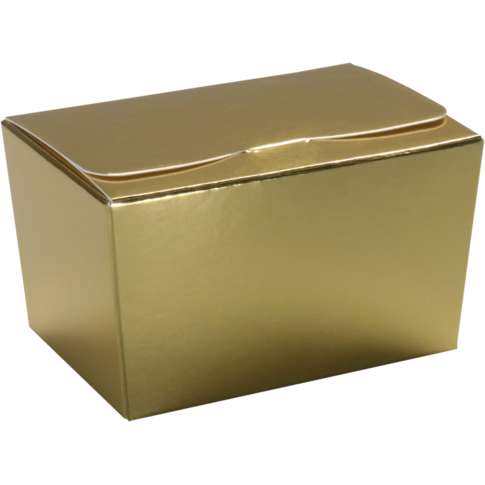 Ballotin, karton + PP, 150gr, 89x60x55mm, goud/wit
