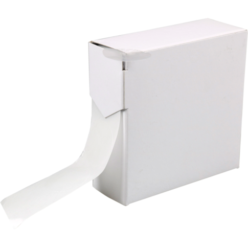 Etiket, Sluitetiket, vinyl, permanent, ∅32mm, transparant