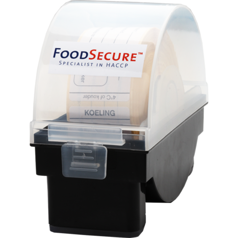  Voedselveiligheidsdispenser, zwart/transparant
