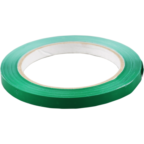  Zakkensluiter, PVC, 9mm, 66m, groen
