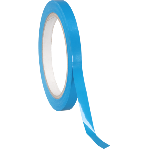  Zakkensluiter, PVC, 9mm, 66m, blauw