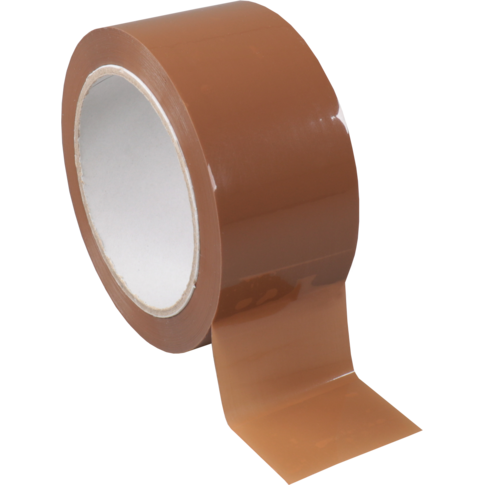 SendProof®, Dozensluittape, PP, 50mm, 66m, bruin