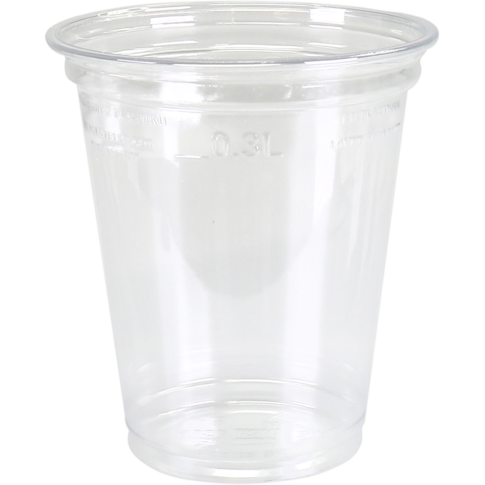  Sapbeker, Gerecycled PET, 300ml, 12oz, Ø95mm, transparant