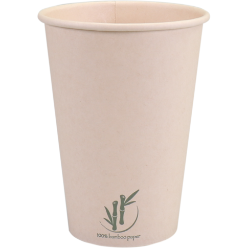 Depa, Beker, Bamboepapier + PE, 180ml, 7.5oz, Ø70.3mm, lichtbruin