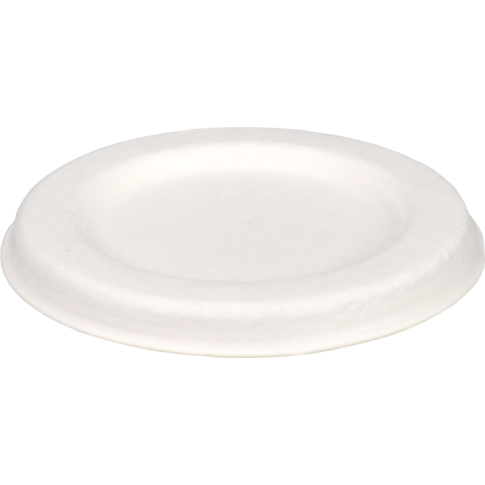 Depa Deksel, Bagasse (suikerrietpulp), rond, wit
