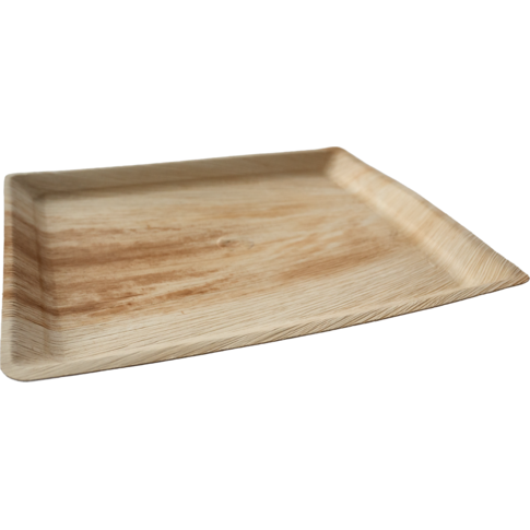 Schaal, 1/2 gastro, palmblad, 32.5x26.5cm, naturel