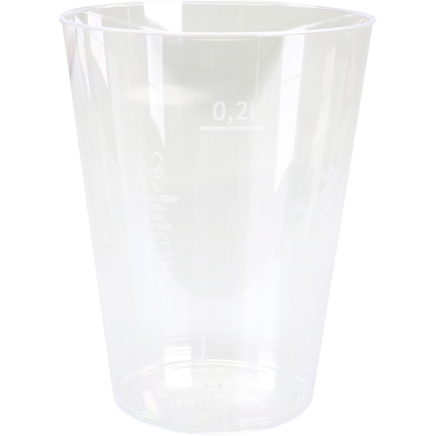 Glas, frisdrankglas, pS, 230ml, transparant