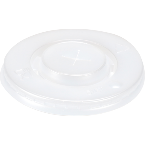 Deksel, milkshakebeker, PS, Ø90mm, wit