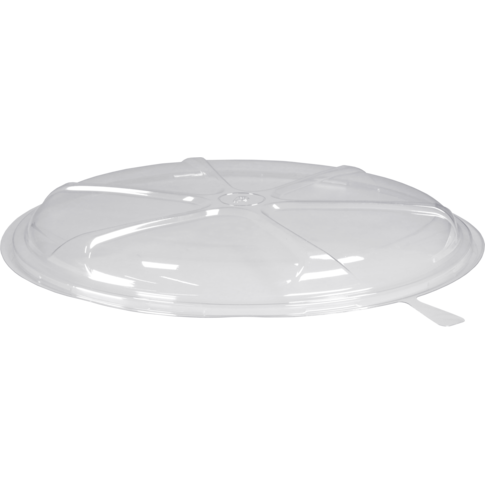 Deksel, snackpan, Gerecycled PET, transparant