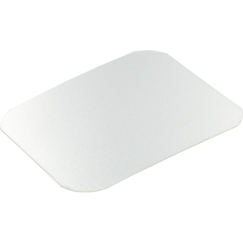 Deksel, aluminium bak, Karton + PET, rechthoekig, 119x94x