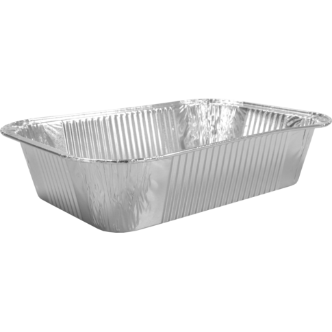 Bak, Aluminium, 750ml, 197x132x48mm, zilver