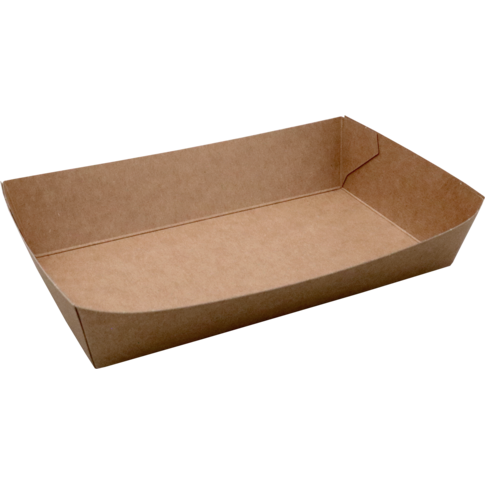Bak, Karton, A14, snackbak, 157x88x35mm, bruin