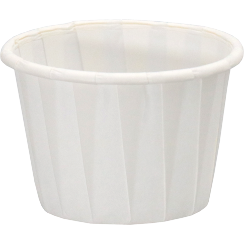 Cup, portiecup, 25ml, 1oz, 30mm, papier, wit