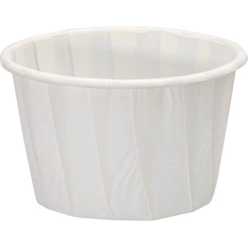 Cup, portiecup, 55ml, 2oz, 35mm, papier, wit