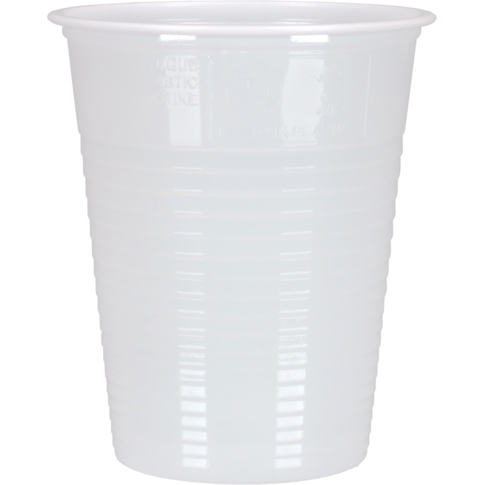  Drinkbeker, PS, 180ml, 7.5oz, Ø70.3mm, wit