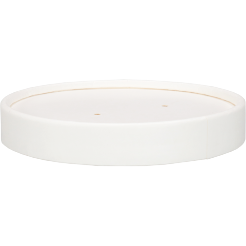 Depa Deksel, soepbeker, Karton + PE, rond, Ø90mm, wit