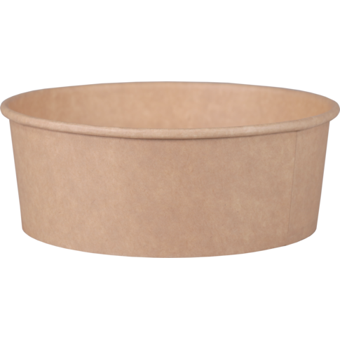 Depa Maaltijdbowl, 1300ml, 185mm, 66mm, karton + PE, bruin