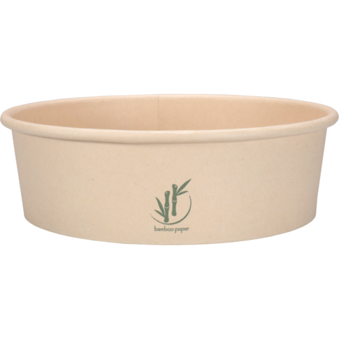 Maaltijdbowl, 500ml, 150mm, 45mm, karton + PE, naturel