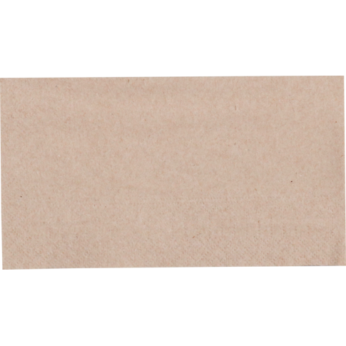 Servet, dispenserservet, nova vouw, 2-laags, 33x33cm, papier, bruin