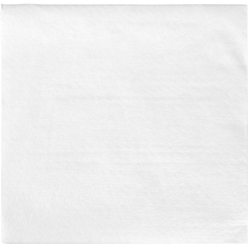 Servet, 1/4 vouw, 1-laags, 33x33cm, papier, wit