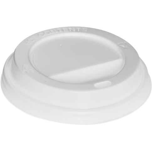Depa Deksel, PS, rond, met drinkgat, Ø90mm, wit