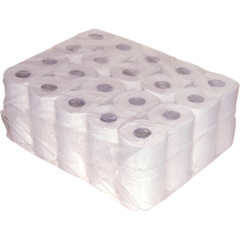 Qleaniq®, Toiletpapier, 2-laags, 10cm, Basic, wit