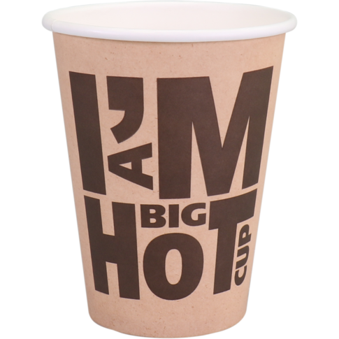 Depa, Koffiebeker, I´M a HOT cup, Karton + PE, 400ml, 12oz, Ø90mm, 