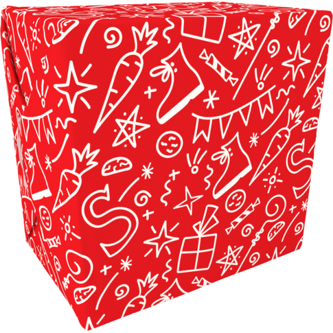 Cadeaupapier, 30cm, 200m, 80gr/m², Red One, 