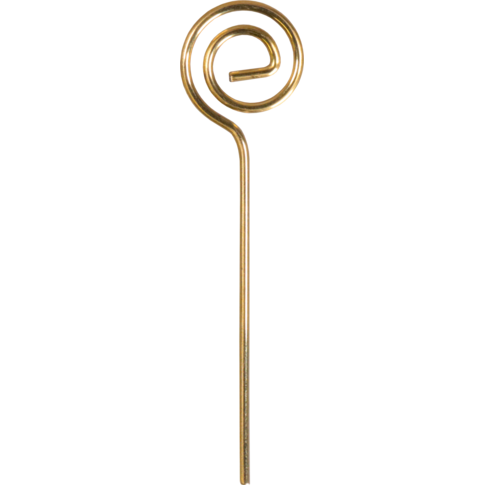 Goudstafje, 7cm, metaal, goud