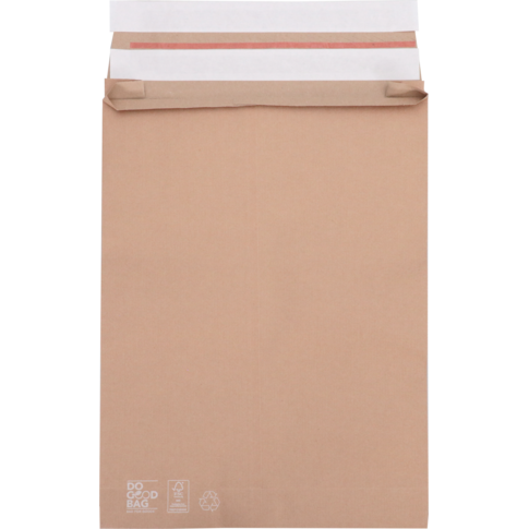 Envelop, verzendzak, 430x320mm, papier, bruin