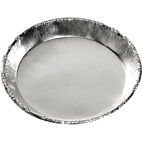 Schaal, aluminium, rond, 40ml, 10mm, ∅90mm, zilver