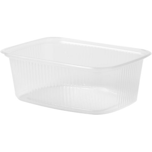 Bak, PP, 200ml, saladebak, 108x82x43mm, transparant