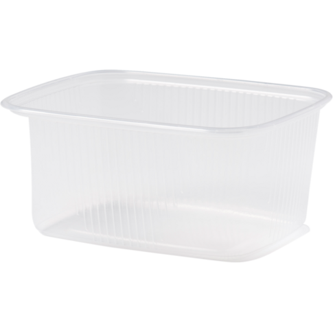 Bak, PP, 250ml, saladebak, 108x82x50mm, transparant