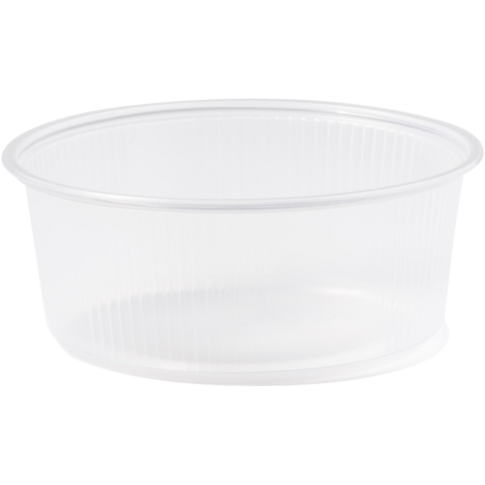 Bak, PP, 200ml, Ø101mm, 42mm, transparant