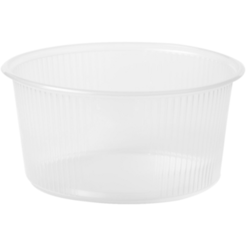 Bak, PP, 250ml, Ø101mm, 50mm, transparant