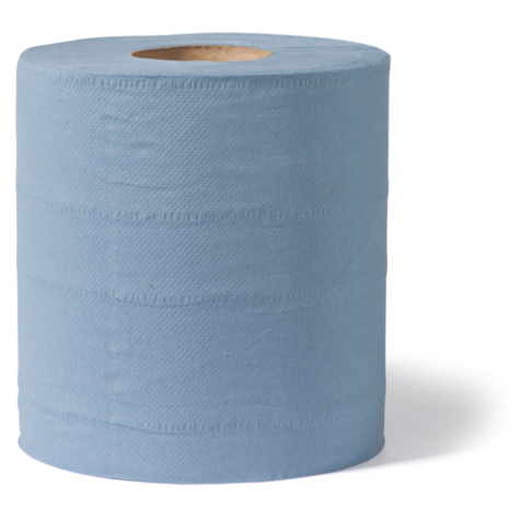 Poetspapier, 2-laags, 20cm, 130m, papier, blauw