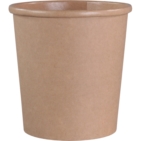  Soepbeker to go, Kraftpapier + PE, 400ml, 16oz, Ø97mm, bruin
