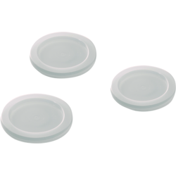 Deksel, botercup, LDPE, rond, Ø47mm, transparant