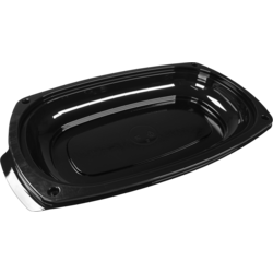 Schaal, cateringschaal, gerecycled PET, 295x190x zwart