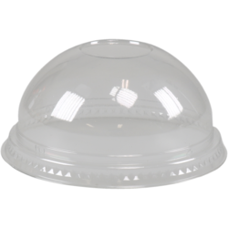 Deksel, Gerecycled PET, bol, Ø95mm, glashelder