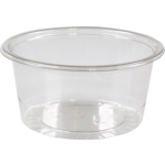 Cup, 100ml, Ø 75mm, gerecycled PET, transparant