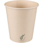 Depa, Milkshakebeker, Bamboepapier + PE, 300ml, 12oz, Ø90mm, lichtbruin