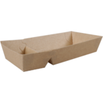 Depa Bak, Ersatzpapier, A20, Golfpapieren snacklijn, snackbak, 179x85x37mm, bruin