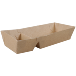 Depa Bak, Ersatzpapier, A22, Golfpapieren snacklijn, snackbak, 181x63x38mm, bruin