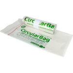 CircularBag Afvalzak, Gerecycled LDPE, 400l, 70/ 14.5x193cm, 30my, transparant