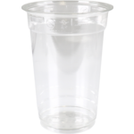 Glas, gerecycled PET, 129mm, 0.4l, transparant