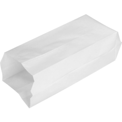 Zak, Snackzak, Ersatzpapier, Nr. 25, 0,5 pond, 10.5/ 4,25x27cm, wit