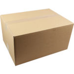 SendProof® Amerikaanse vouwdoos, golfkarton, 430x310x220mm, enkele golf, bruin