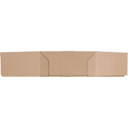 Deksel, palletdoos Octabin, Golfkarton, 1192x792x197mm, 